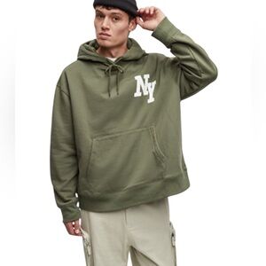 Olive Green Hoodie with NY Logo
Brand Mode of one